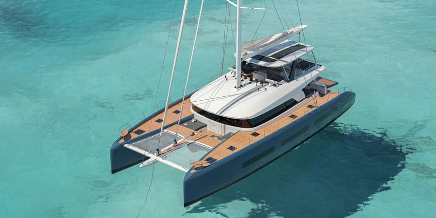 sunreef zero cat catamaran