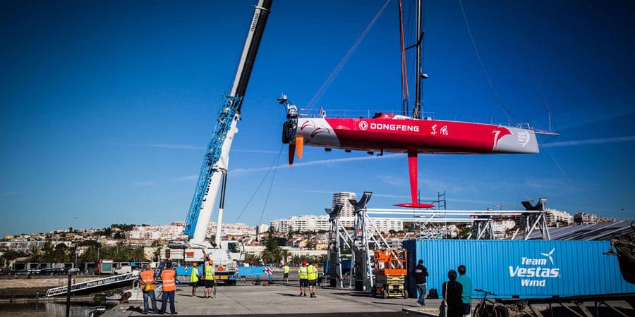 volvo ocean race boat