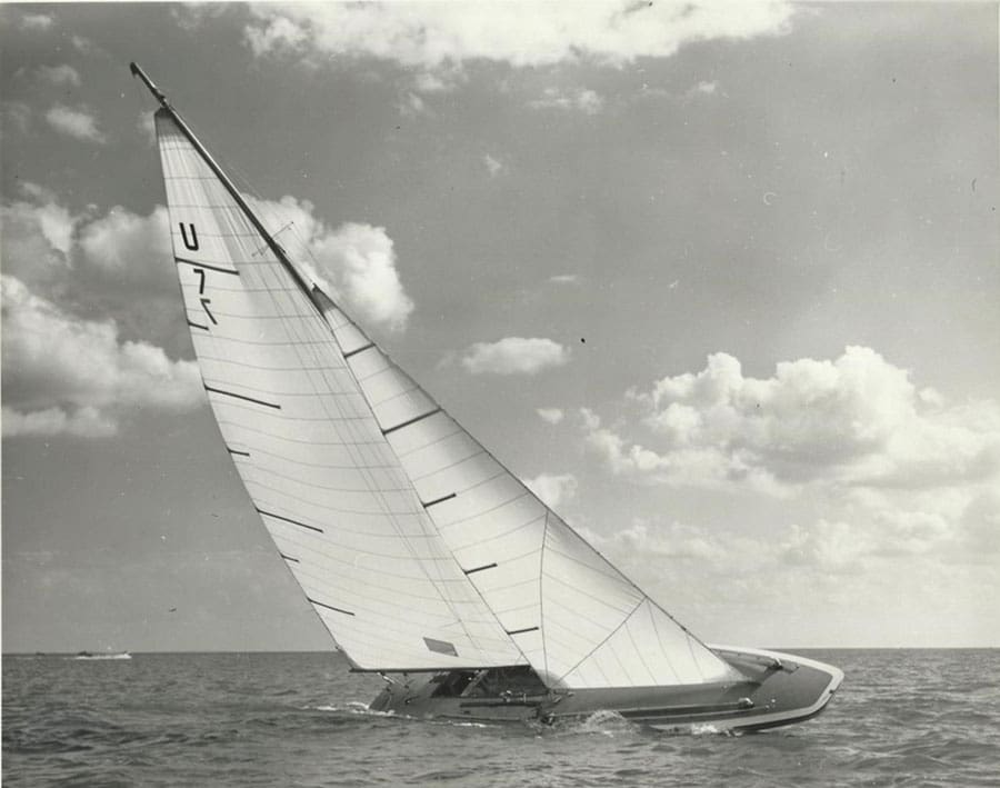 TT Scow, a carbon fibre single handed dinghy inspired by 