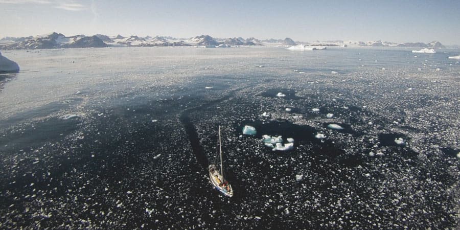 sailing in the arctic