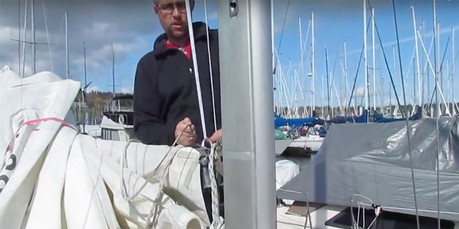 measure a new main sail
