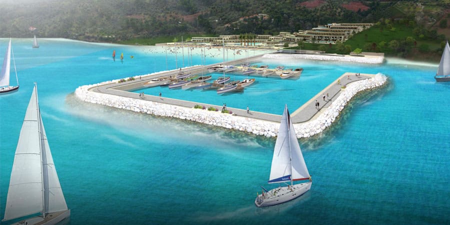 new marinas miraggio Greece