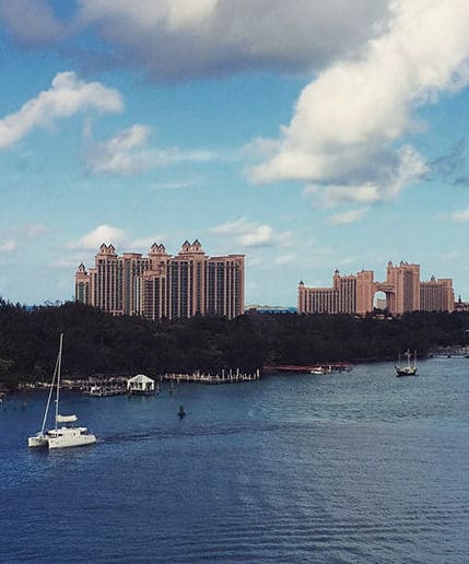 perfect sailing destination the Atlantis bahamas