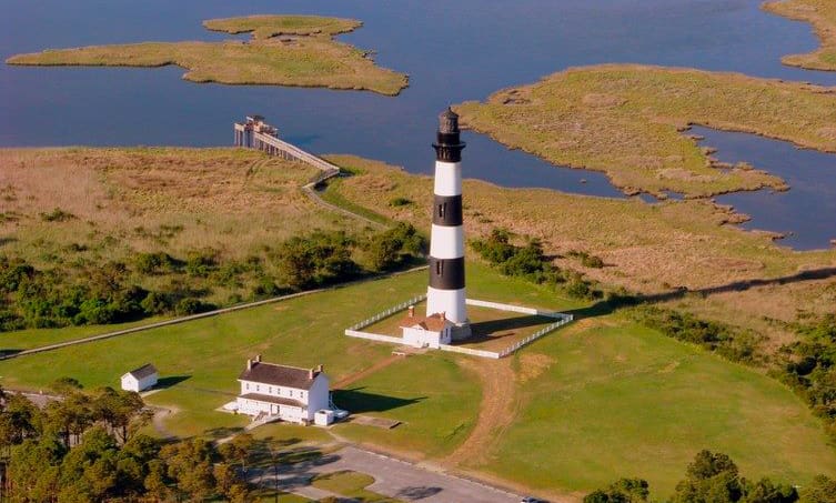 7 Lighthouses in USA Bodie Island Light Station