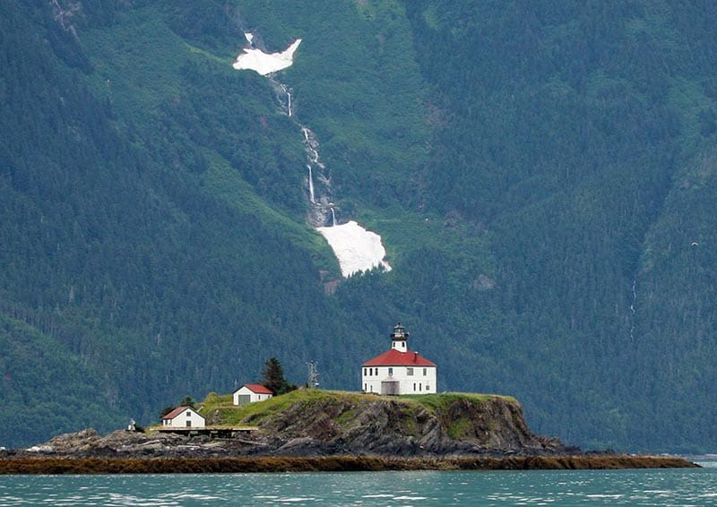 7 Lighthouses in USA Eldred rock