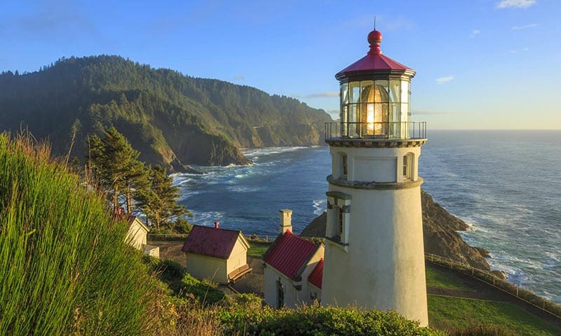 7 Lighthouses in USA heceta