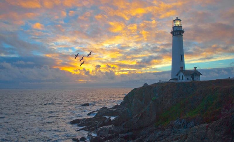 7 Lighthouses in USA pigeon point