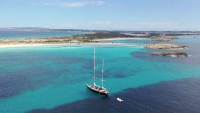 Clovis sailboat in formentera