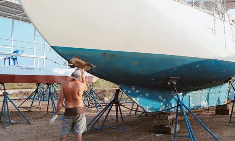 sailing nandji boat maintenance