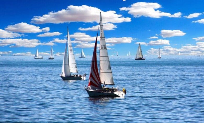 rigged boat