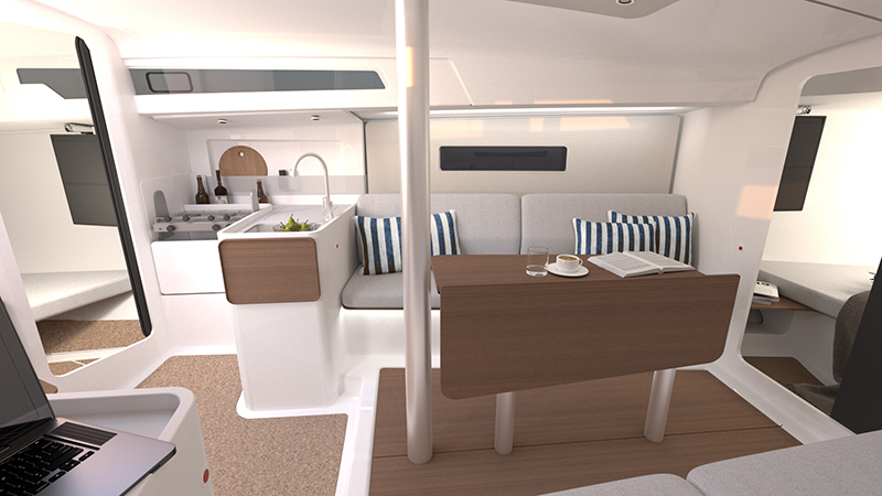 Beneteau First 30 Interiors