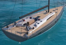 Deck layout of Grand Soleil Plus 65 Performance