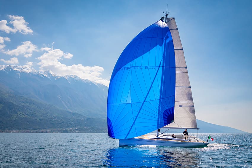 Grand Soleil Blue sailing